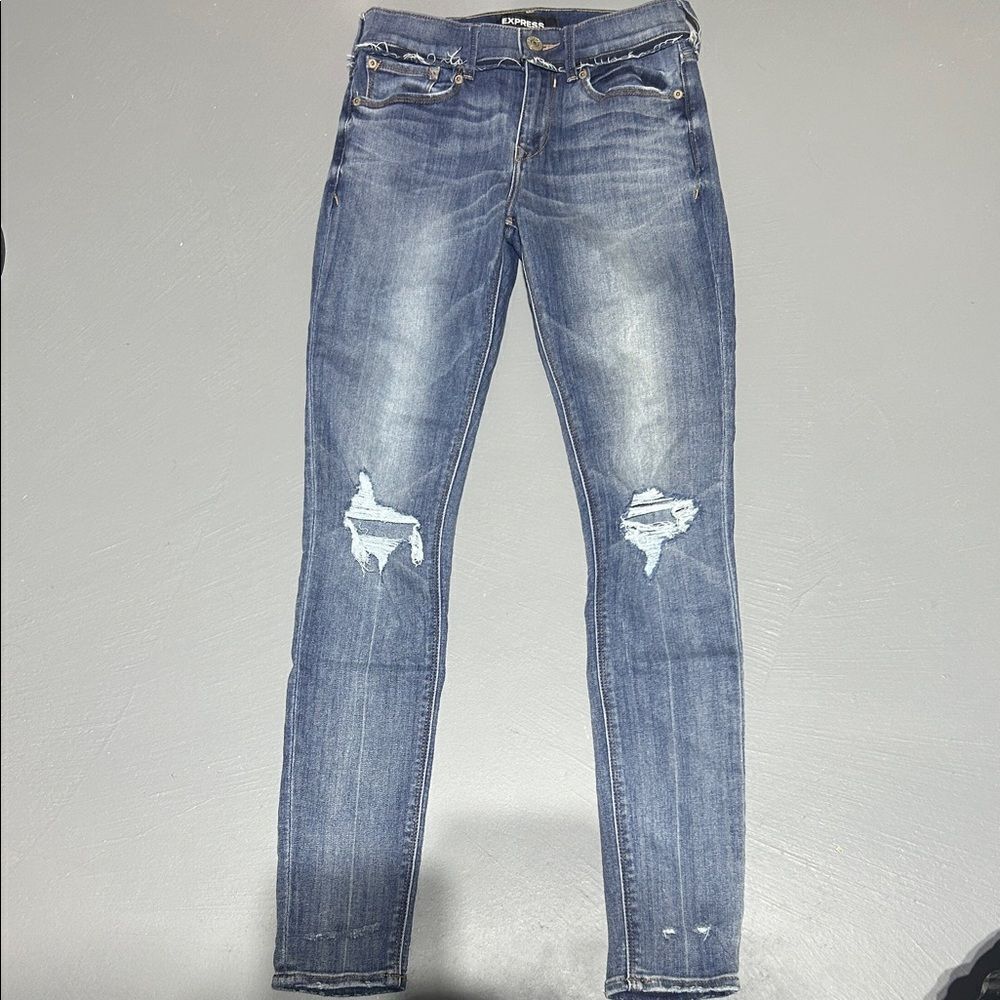Express Jeans Mid Rise Legging - Size 2R